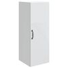 vidaXL Dulap montat pe perete Alb 33 x 34,5 x 90 cm Lemn prelucrat