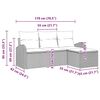 vidaXL Set de canapele pentru grădină Gri poliratan