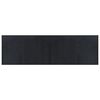 vidaXL Covor dreptunghiular, negru, 60x200 cm, bambus
