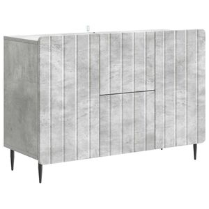 vidaXL Bufet cu sertar Gri Beton 89 x 34,5 x 62 cm Lemn prelucrat