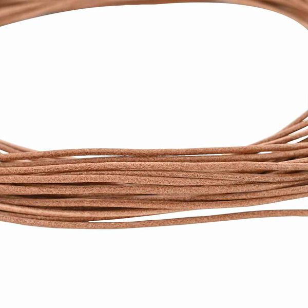 vidaXL Cord din Piele Maro &Oslash;1 mm x 5 m Piele