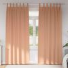 vidaXL Perdele Opaque cu Inel 2 pcs Maro deschis 245 x 140 cm