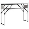 vidaXL Măsuță consolă cu raft gri sonoma 105x30x75 cm lemn prelucrat