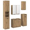vidaXL Set de mobilier pentru baie 5 buc. Stejar Artizanal