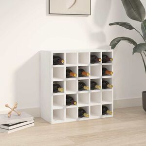 vidaXL Dulap de vinuri alb 56x25x56 cm lemn masiv de pin