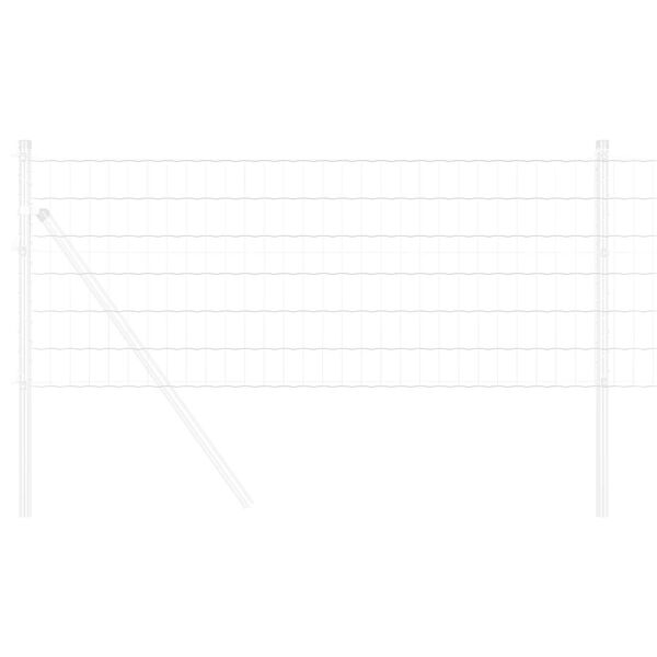 vidaXL Gard Euro Argintiu 0.4 x 25 m Metal zincat prin imersie la cald