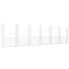vidaXL Coș de gabion &icirc;n formă de U cu 7 st&acirc;lpi, 740x20x200 cm, fier