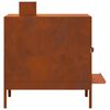 vidaXL Sobă de camping 35x50x60 cm Oțel Corten