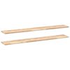 vidaXL Rafturi plutitoare 2 buc. 120x20x2cm lemn masiv acacia netratat
