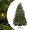 vidaXL Brad de Crăciun artificial cu ramuri articulare Verde 270 cm