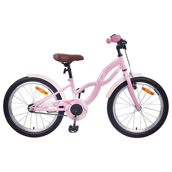 vidaXL Bicicletă pentru Copii 18 Inci pentru 5-7 ani Roz deschis