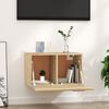 vidaXL Dulap de perete, stejar sonoma, 60x36,5x35 cm, lemn prelucrat