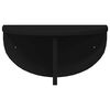 vidaXL Raft de perete Pe perete Negru 38 x 19 x 19 cm Lemn compozit