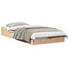 vidaXL Cadru de pat Maro 75 x 190 cm Lemn de pin masiv