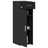vidaXL Dulap, negru, 30x42,5x93 cm, lemn prelucrat