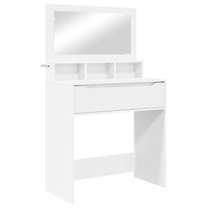 vidaXL Mese de toaletă pentru dormitor Alb 80 x 39,6 x 135 cm