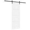 vidaXL Ușă glisantă Alb 83 x 232 cm Lemn masiv de pin