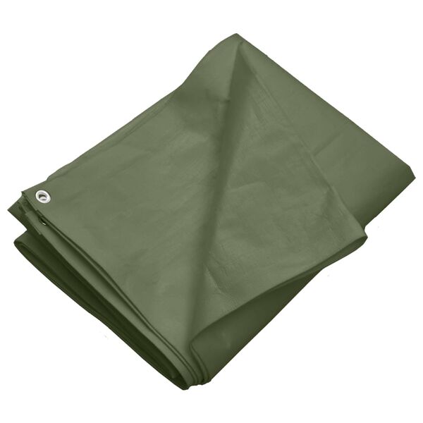vidaXL Prelată 260 g/m², verde, 2x3 m, HDPE
