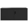 vidaXL Fișet, negru, 90x40x40 cm, oțel