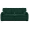 vidaXL Canapea modulară cu perne, verde &icirc;nchis