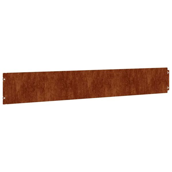 vidaXL Borduri de gazon 10 buc. 15x103 cm oțel Corten flexibil