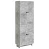 vidaXL Set de Dulapuri 2 pcs Gri Beton 66 x 34,5 x 90 cm