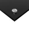 vidaXL Spate de bucătărie Negru 110 x 60 cm sticlă securizată