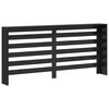 vidaXL Capac pentru radiator Stejar Negru 175 x 20 x 82 cm