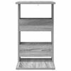 vidaXL Masă laterală Gri Sonoma 40 x 35 x 60,5 cm Lemn compozit