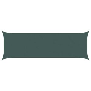 vidaXL P&acirc;nză de umbră Verde &icirc;nchis 2 x 6 m 100% poliester Oxford