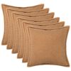 vidaXL Husă pentru pernă 6 pcs HOUTEN Bej 30 x 30 cm Boucl&eacute;