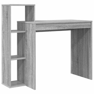 vidaXL Birou Gri Sonoma Lemn prelucrat 100 x 40 x 90 cm
