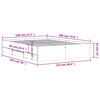 vidaXL Cadru de pat cu sertare, alb, 120x190 cm, lemn prelucrat