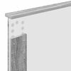 vidaXL Cadru de pat cu headboard Gri Sonoma 100 x 200 cm Lemn compozit