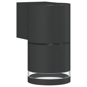 vidaXL Lampă exterioară de perete, negru, aluminiu turnat sub presiune