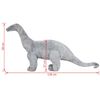 vidaXL Jucărie de pluș verticală dinozaur Brachiosaurus, gri XXL
