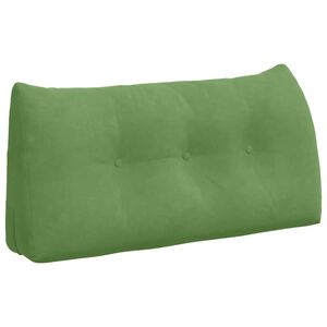 vidaXL Perna pentru spate Verde deschis 100 x 24 x 50 cm Catifea