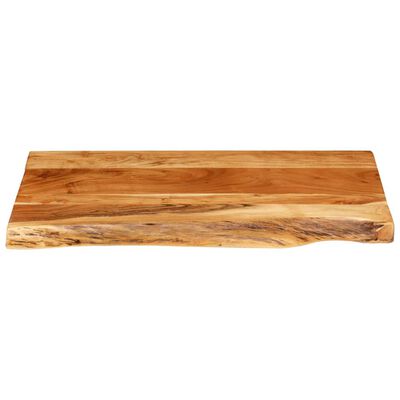 vidaXL Blat lavoar de baie, 80 x 55 x 3,8 cm, lemn masiv de acacia