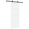 vidaXL Ușă glisantă ORKDAL Alb 78 x 202 cm Lemn de pin masiv