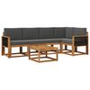 vidaXL Set de canapele de exterior 6 buc. Natural și Antracit