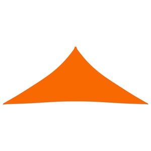 vidaXL Parasolar portocaliu 3,6x3,6x3,6 m țesătură oxford triunghiular
