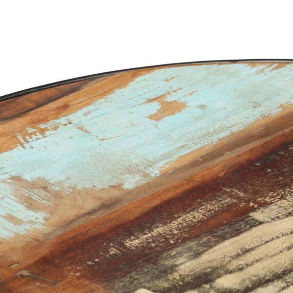 vidaXL Măsuță de cafea, negru, 68 x 68 x 36 cm, lemn masiv reciclat