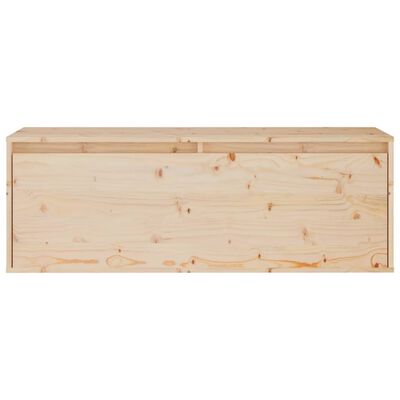 vidaXL Dulap de perete, 100x30x35 cm, lemn masiv de pin