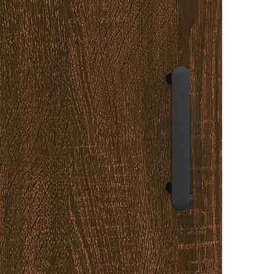 vidaXL Birou, stejar maro, 140x50x75 cm, lemn compozit