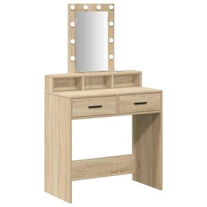 vidaXL Masă de Machiaj Maro 79 x 41 x 140 cm Lemn prelucrat