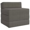 vidaXL Canapea Pat Pliabilă Gri deschis 200 x 70 x 15 cm