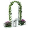 vidaXL Arc de Grădină cu blocare Verde 203 x 50 x 218 cm
