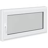 vidaXL Fereastră pentru subsol RISOR 110 x 60 cm PVC și Sticlă