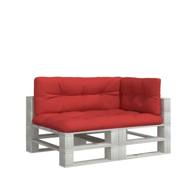 vidaXL Perne de paleți, 3 buc. roșu, material textil