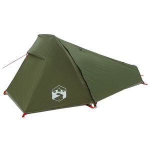vidaXL Cort tunel 215 x 100 x 90 cm Verde măsliniu Poliester și oțel